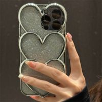 Cute Basic Heart Shape Silica Gel   Phone Cases main image 5