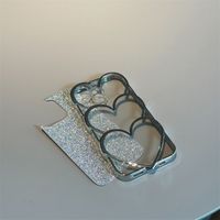 Cute Basic Heart Shape Silica Gel   Phone Cases main image 2