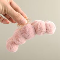 Cute Solid Color Plush Hair Claws sku image 6