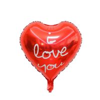 Wedding Season Valentine's Day Cartoon Style Sweet Heart Shape Aluminum Film Indoor Party Balloons sku image 13