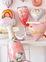 Wedding Season Valentine's Day Cartoon Style Sweet Heart Shape Aluminum Film Indoor Party Balloons main image 3