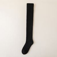 Unisex Basic Solid Color Polyester Jacquard Over The Knee Socks A Pair sku image 14