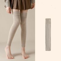 Unisex Basic Solid Color Polyester Jacquard Over The Knee Socks A Pair sku image 8
