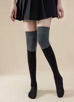 Unisex Basic Solid Color Polyester Jacquard Over The Knee Socks A Pair sku image 20