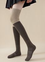 Unisex Basic Solid Color Polyester Jacquard Over The Knee Socks A Pair sku image 22
