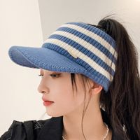 Women's Sweet Simple Style Lines Curved Eaves Sun Hat sku image 6