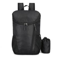 Sports Solid Color Square Zipper Functional Backpack sku image 1
