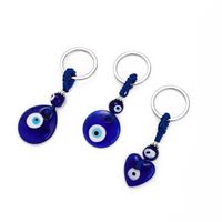 Simple Style Devil's Eye Glass Casting Bag Pendant Keychain main image 1