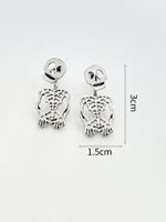1 Pair Vintage Style Punk Solid Color Alloy Ear Studs main image 5