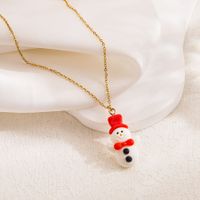 Cute Sweet Cartoon Character Stainless Steel Plating 18k Gold Plated Pendant Necklace main image 3