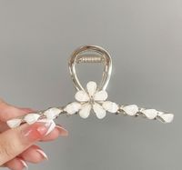 Simple Style Flower Alloy Hair Claws sku image 1