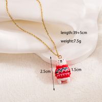 Cute Sweet Cartoon Character Stainless Steel Plating 18k Gold Plated Pendant Necklace sku image 6