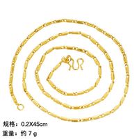 Einfacher Stil Geometrisch Kupfer Vergoldet Halskette sku image 29