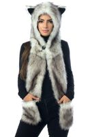 Unisex Fashion Solid Color Imitation Fur Winter Scarves sku image 11