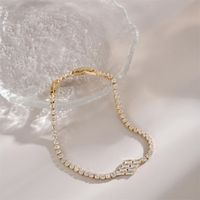 Copper 18K Gold Plated White Gold Plated Simple Style Geometric Inlay Zircon Bracelets main image 5