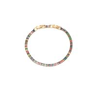 Copper 18K Gold Plated Vintage Style Simple Style Commute Geometric Inlay Zircon Bracelets main image 5