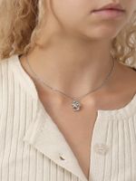 Casual Simple Style Classic Style Star Moon Alloy Three-dimensional Women's Necklace main image 2