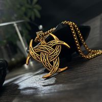 Vintage Style Totem Stainless Steel No Inlay Men's Pendant Necklace main image 6