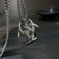 Vintage Style Totem Stainless Steel No Inlay Men's Pendant Necklace main image 3