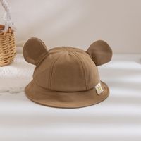 Children Unisex Cute Simple Style Bear Bucket Hat sku image 2