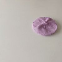 Girl's Cute Sweet Solid Color Beret Hat sku image 2