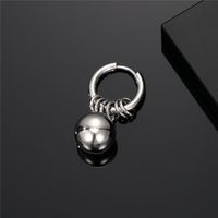 1 Piece Vintage Style Punk Classic Style Heart Shape Smiley Face Stainless Steel Alloy Drop Earrings sku image 8