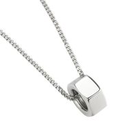 304 Stainless Steel 18K Gold Plated Hip-Hop Streetwear Geometric Pendant Necklace main image 6