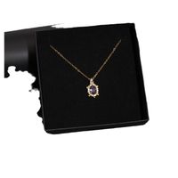 Glam Simple Style Classic Style Geometric Sterling Silver Plating Inlay Zircon Gold Plated Silver Plated Pendant Necklace main image 3
