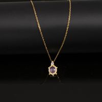 Glam Simple Style Classic Style Geometric Sterling Silver Plating Inlay Zircon Gold Plated Silver Plated Pendant Necklace main image 5