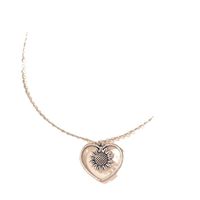 Retro Heart Shape Alloy Plating Women's Pendant Necklace main image 6