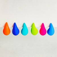 1 Pair Simple Style Commute Water Droplets Plating Alloy Ear Studs main image 3