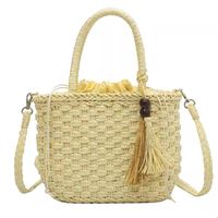 Women's Medium Spring&summer Straw Vacation Handbag Straw Bag sku image 1