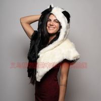 Unisex Fashion Solid Color Imitation Fur Winter Scarves sku image 25