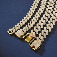 Hip-hop Retro Rock Necklace Alloy Plating Inlay Rhinestones Unisex Bracelets Necklace main image 8