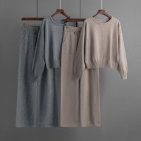 Daily Women's Simple Style Solid Color Core Spun Yarn Pocket Pants Sets Pants Sets main image 5