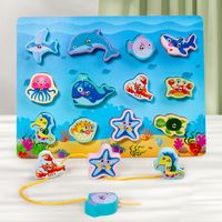 Puzzles Toddler(3-6years) Fish Wood Toys main image 1