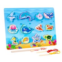 Puzzles Toddler(3-6years) Fish Wood Toys sku image 1