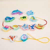 Puzzles Toddler(3-6years) Fish Wood Toys main image 5