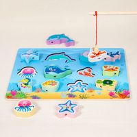 Puzzles Toddler(3-6years) Fish Wood Toys main image 6