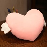 Cute Heart Shape Down Cotton Throw Pillow sku image 1