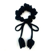 Elegant Basic Modern Style Solid Color Cloth Hair Tie main image 3