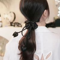 Elegant Basic Modern Style Solid Color Cloth Hair Tie main image 2