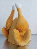 Thanksgiving Cartoon Style Exaggerated Funny Chicken Cloth Party Festival Hat sku image 1