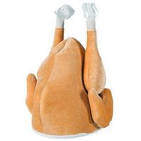 Thanksgiving Cartoon Style Exaggerated Funny Chicken Cloth Party Festival Hat sku image 2