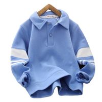 Casual Printing Solid Color Polyester Hoodies & Knitwears main image 4