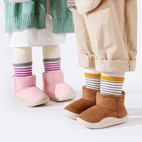 Unisex Casual Solid Color Square Toe Snow Boots main image 5