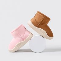 Unisex Casual Solid Color Square Toe Snow Boots main image 2