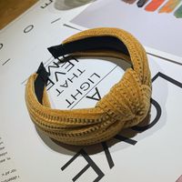 Elegant Simple Style Solid Color Yarn Hair Band sku image 3