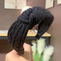 Elegant Simple Style Solid Color Yarn Hair Band sku image 14