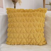 Casual Solid Color Pv Velvet Pillow Cases sku image 1